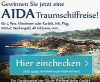 AIDA Traumschiffreise Gewinnspiel - AIDA Traumschiffreise gewinnen