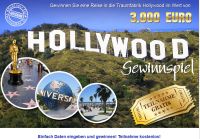 Hollywood Gewinnspiel - Kostenlos Reise gewinnen - GRATIS Reise Gewinnspiel