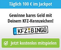 täglich 100 Euro gewinnen, Bingo Gewinnspiel