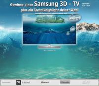 Samsung 3D TV Gewinnspiel - LED TV gewinnen - LED TV Gewinnspiel